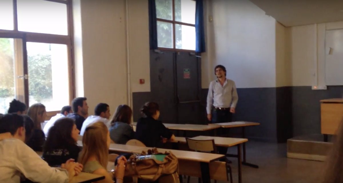 La salle de classe du DJCE de Rennes